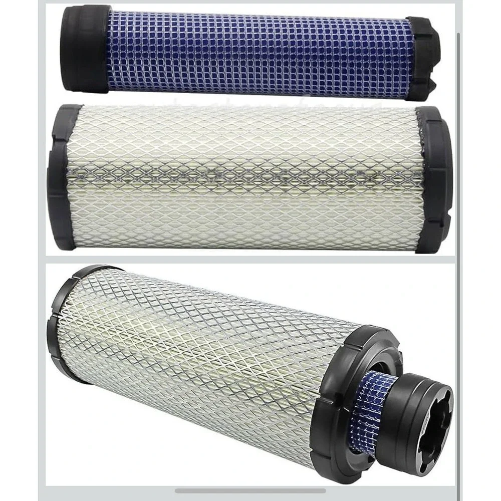 One Set Of Air Filter 87300178 & 87300180 Compatible For New Holland & Ford Comp